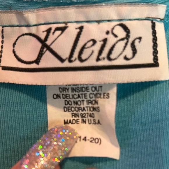 Kleids Blue Sleeveless Top - Picture 5 of 5